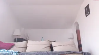 tralalabala  curve with a hanging chest caresses the vagina