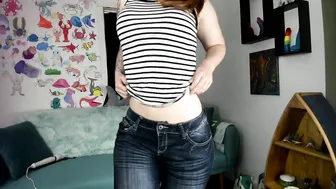 skylarshark  stroking boobs