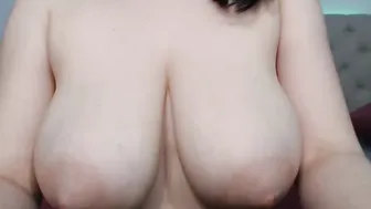 sabrineboobs  mature babe jerks both holes