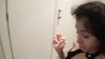 dollscult shy chick caresses big tits