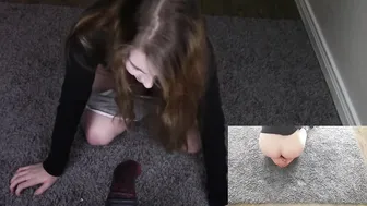 missprincesskay chick eagerly absorbs dildo