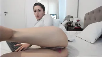 adallinee mature slut gets naked on camera
