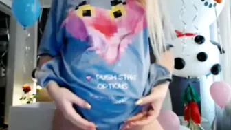 linda blissful nurse removes her sexy uniform