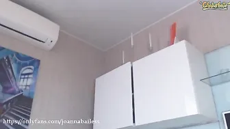 joannabailes wonderful mother pulls the cap with her fingers