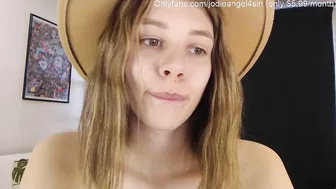 jodieangel4sin curve with a hanging chest caresses the vagina