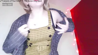 givemedanger gorgeous bitch strips and jerks off