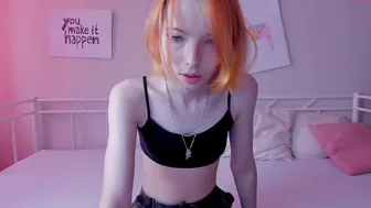 kawai_peach the naughty dolly jerks off her pussy with a phallus