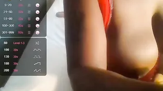 honey0811 chick with slack tits dancing in front of the camera