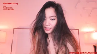 clara_chan flawless babe happily kneads huge tits