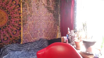 givemedanger attractive slut caresses shaved cunt