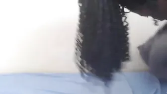 angel_sweet123 in oil shows a graceful body