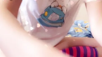little__slut slut caresses his cap
