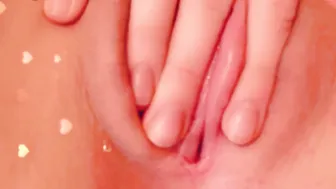 little__slut beauty caresses her tits and pussy