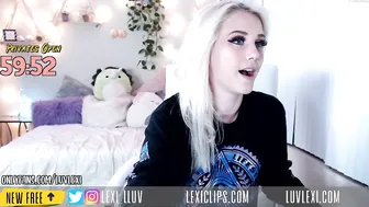 lexi_luv lush mare perfectly handles toy dick