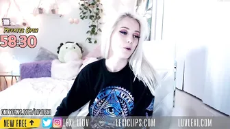 lexi_luv lush mare perfectly handles toy dick