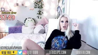 lexi_luv lush mare perfectly handles toy dick