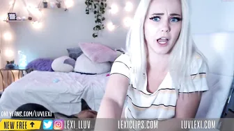 lexi_luv charming bitch jerks pussy and cums