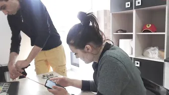 danamily a test lady fucks sex toy