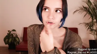 feluriann young mischievous woman shows her boobs