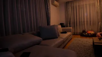 karrin black-haired slut takes a shower