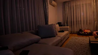 karrin black-haired slut takes a shower