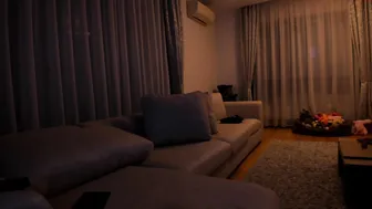 karrin black-haired slut takes a shower