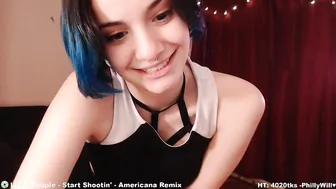 feluriann pretty lady undresses in the kitchen