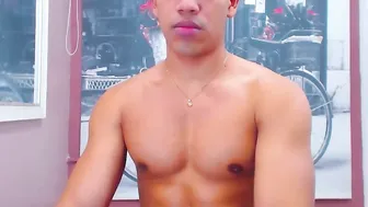 gym_model_hot caresses pussy in the pharmacy