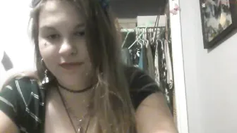 littlesub349 hot slut caresses big tits