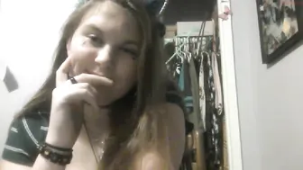 littlesub349 hot slut caresses big tits