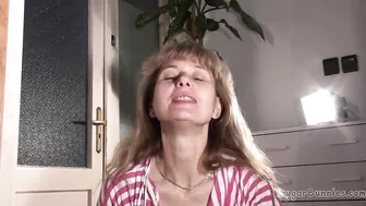 Doris Dawn cute bitch caresses sex lips