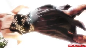 Doris Dawn ardent babe jerks off in  private e