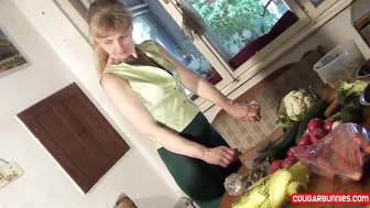 Doris Dawn sexy nymph excites with delicious tits