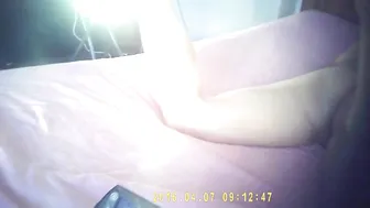 Doris Dawn sexy blonde gently masturbates cunt