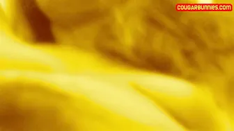 Doris Dawn cute brunette girl licks dildo