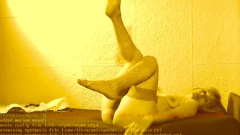 Doris Dawn wonderful redhead fucks herself with a phallus