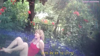 Doris Dawn curious prostitute sucking rubber dick