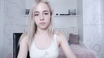 onefel gorgeous teen doll caresses big tits