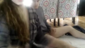 me_you_him busty blonde masturbating with sex toys