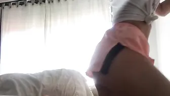 donatellapriettonew stocking babe shows elastic tits