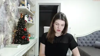 patriciashiny fucks herself with black dildo