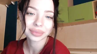 mrs_eva curve with a hanging chest caresses the vagina