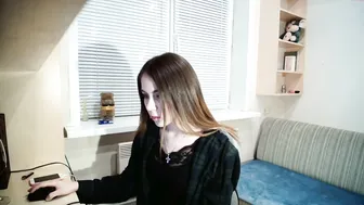 barsikmeow dark haired passion shows underwear