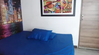 _roxana tiny in a mask caresses the vagina