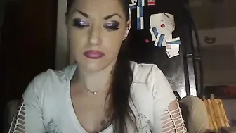 hiclasshoodrat707 feminine female with big boobs enjoys sex toy