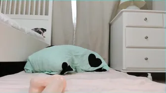 sweetgirlandbigcock with black toy