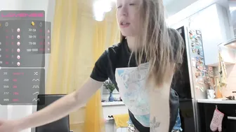 max__leksa charming babe poses nude in front of the webcam