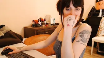 ariadna89 hot latina fucks dildo