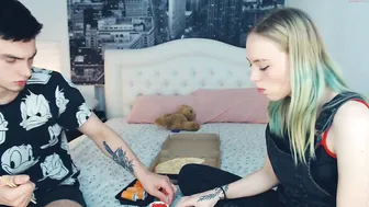 69chupachups shakes while husband is not at home