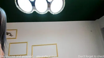 alexsisfaye fascinating girl masturbating fingers